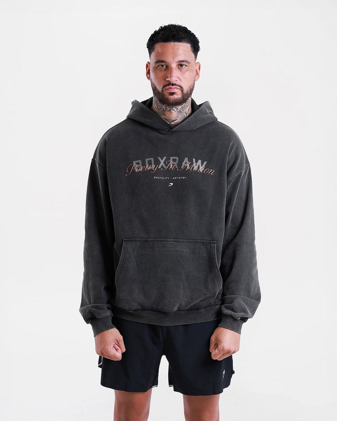 Худі Poetry In Motion Oversized Чорне, S