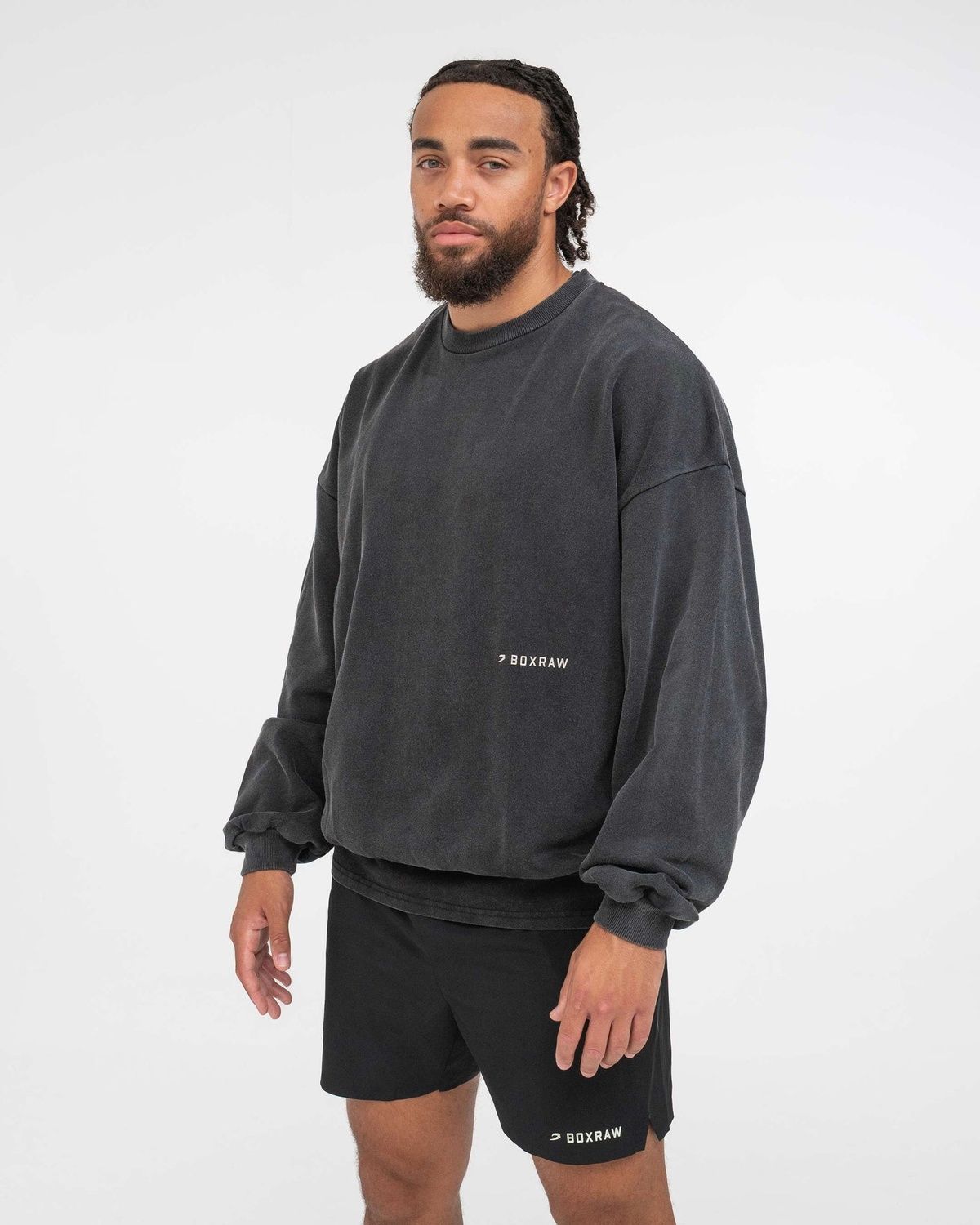 Світшот Sparring Club Oversized Чорний, XS