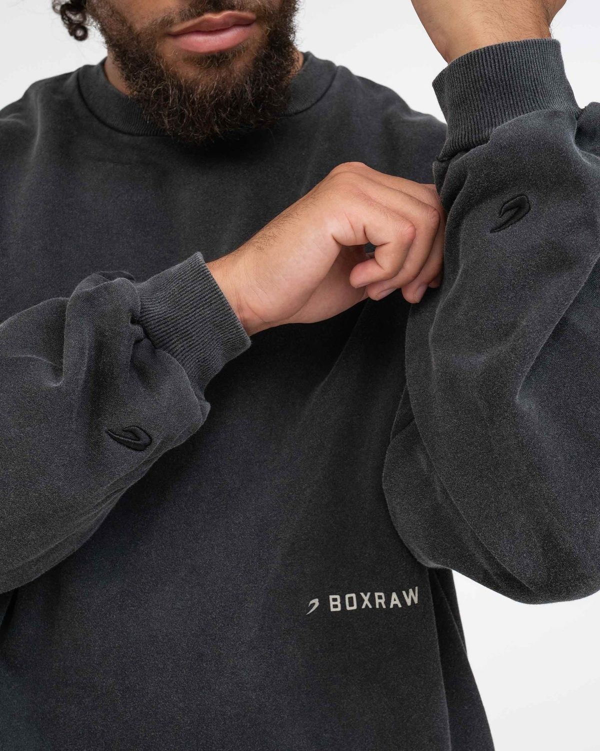 Світшот Sparring Club Oversized Чорний, XS
