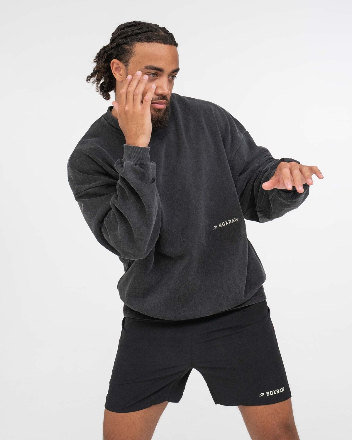 Світшот Sparring Club Oversized Чорний, XS