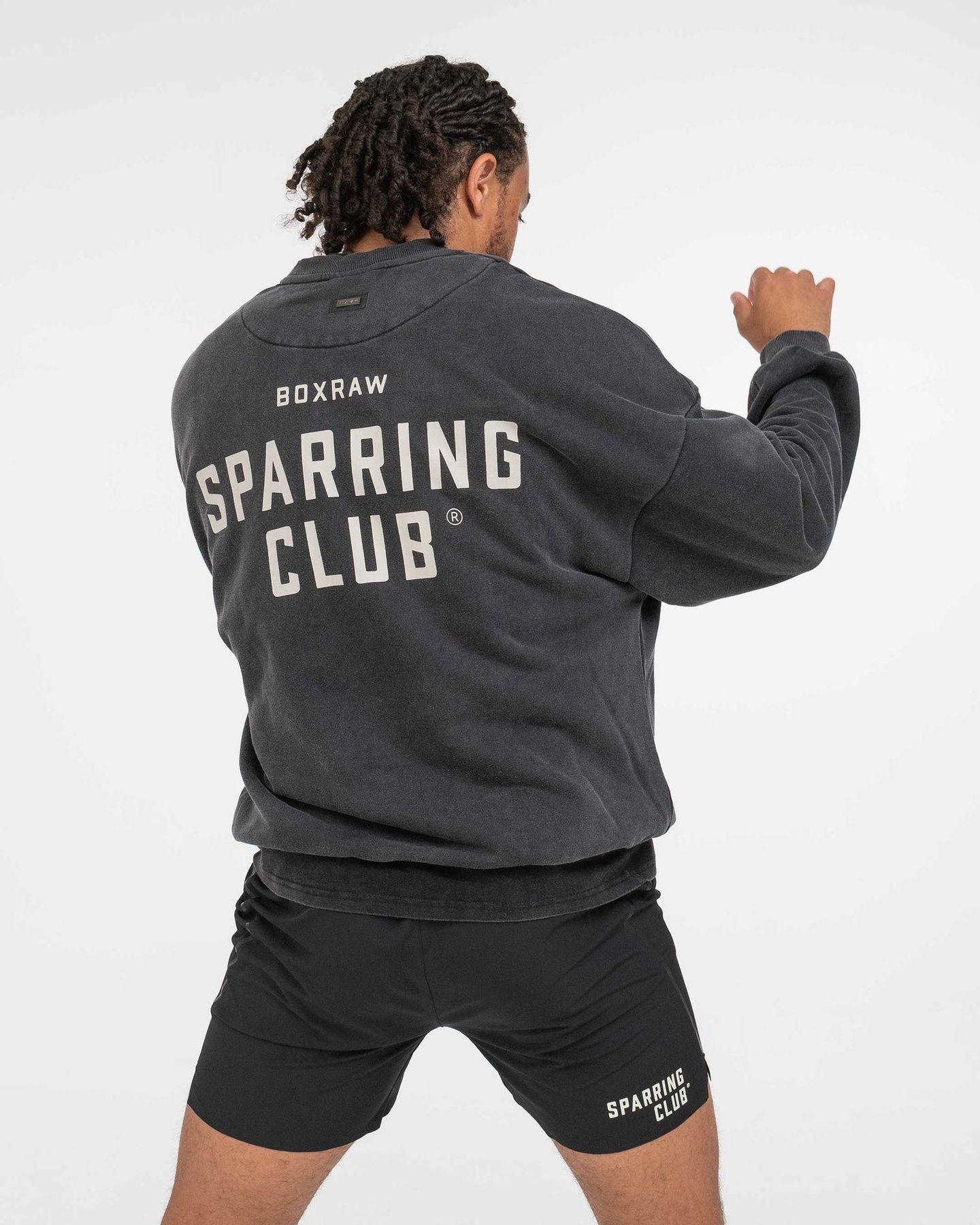 Світшот Sparring Club Oversized Чорний, XS