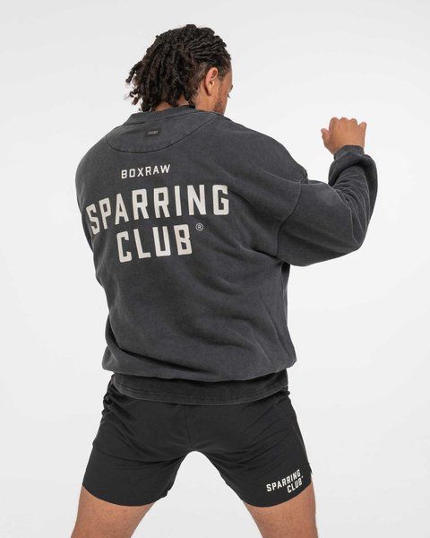 Світшот Sparring Club Oversized Чорний, XS