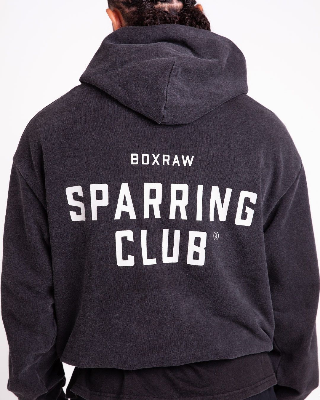 Худі Sparring Club Oversized - Чорне, XS