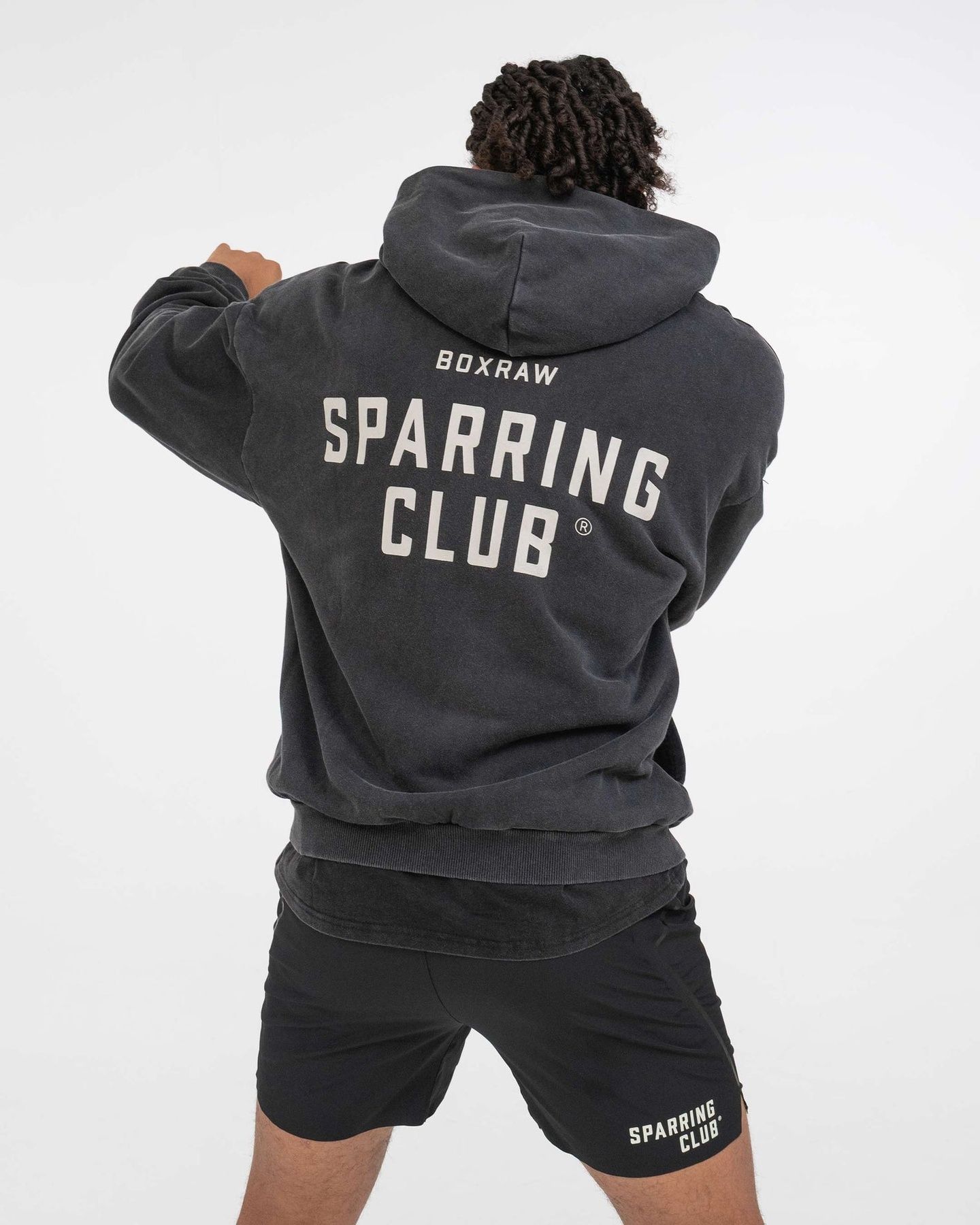 Худі Sparring Club Zip Чорне, M