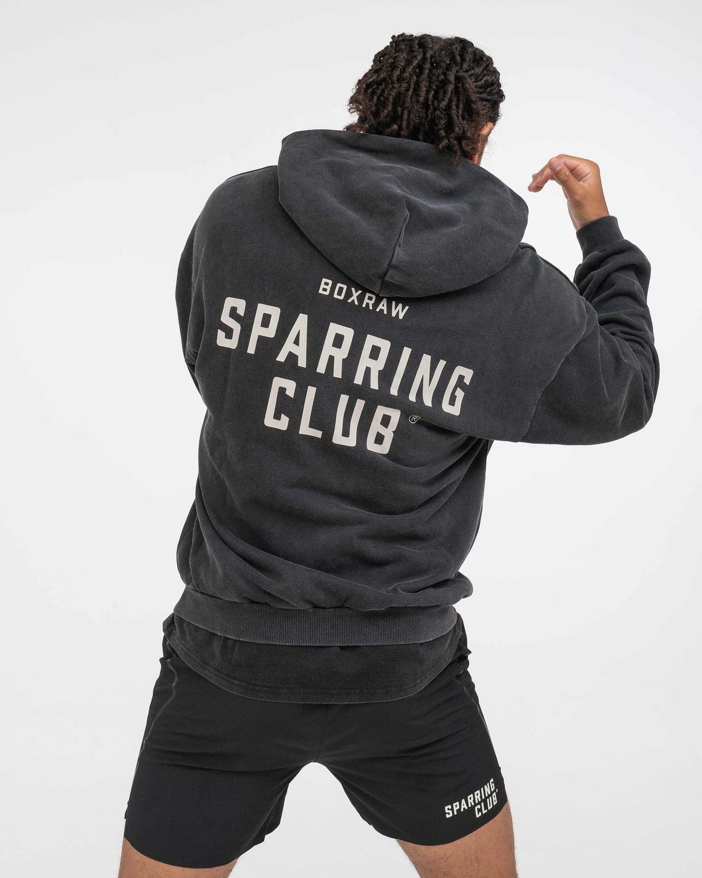 Худі Sparring Club Zip Чорне, M