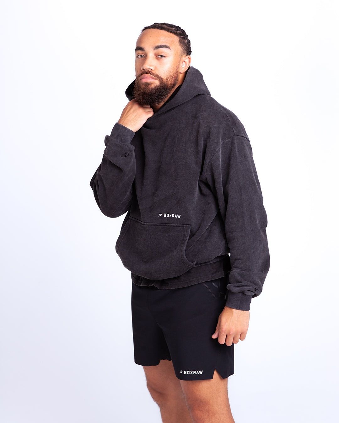 Худі Sparring Club Oversized - Чорне, S