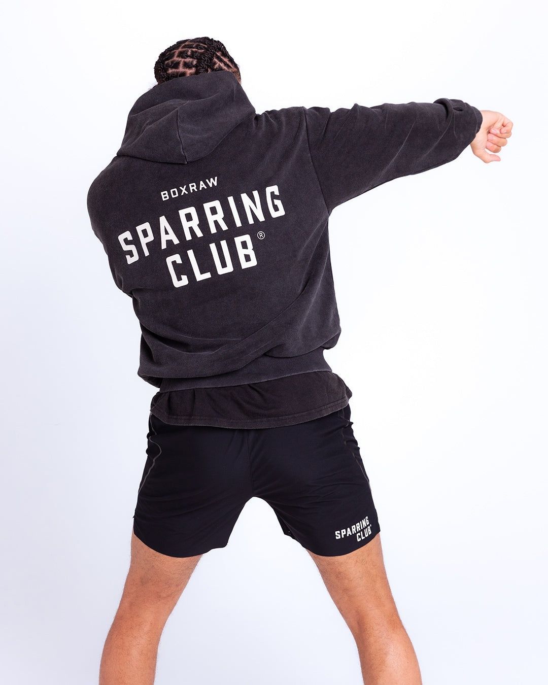 Худі Sparring Club Oversized - Чорне, S