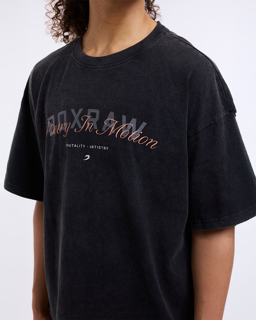 Футболка Poetry In Motion Oversized Чорна, XS