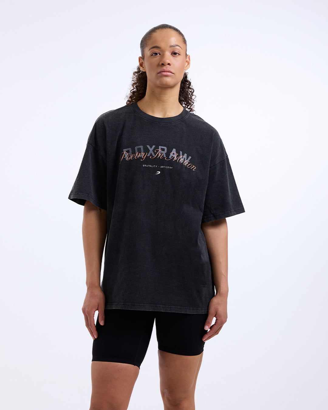 Футболка Poetry In Motion Oversized Чорна, XS