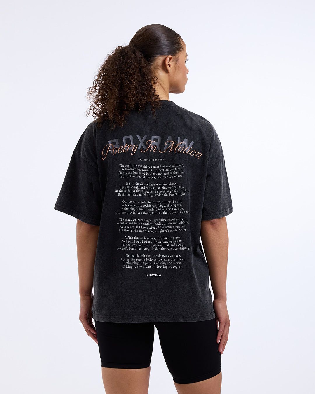 Футболка Poetry In Motion Oversized Чорна, XS
