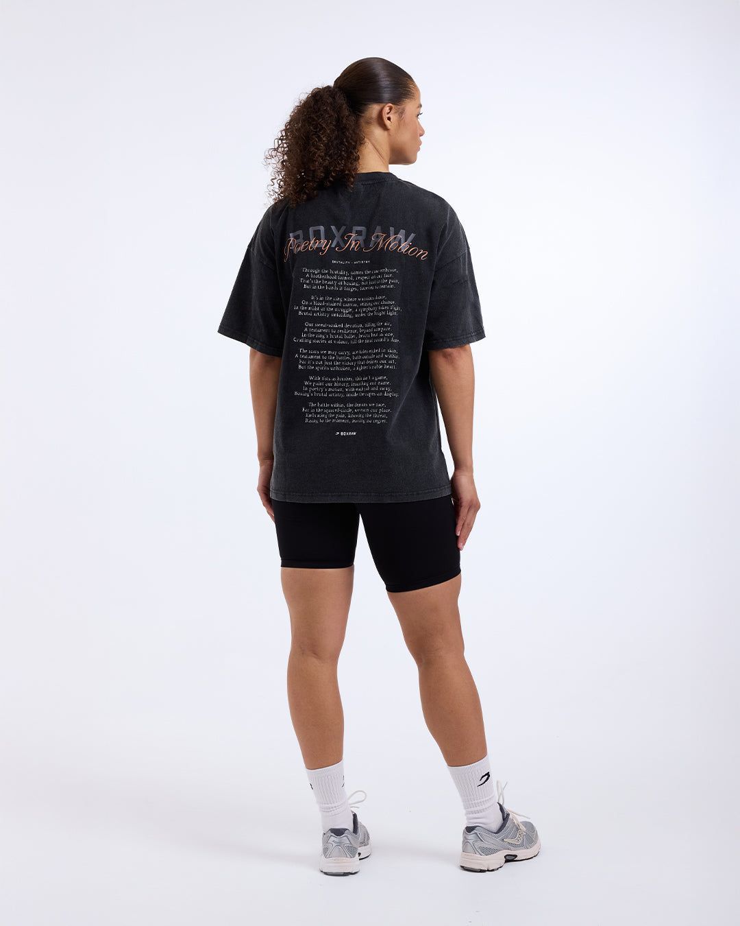 Футболка Poetry In Motion Oversized Чорна, XS