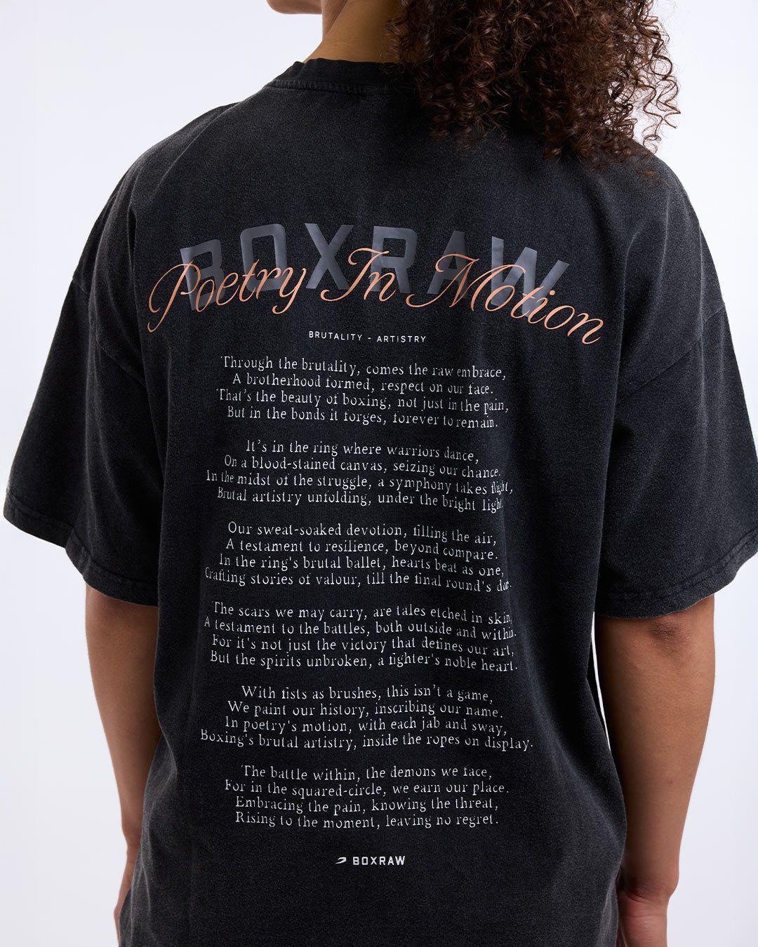 Футболка Poetry In Motion Oversized Чорна, XS