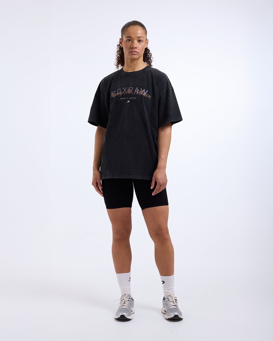 Футболка Poetry In Motion Oversized Чорна, S