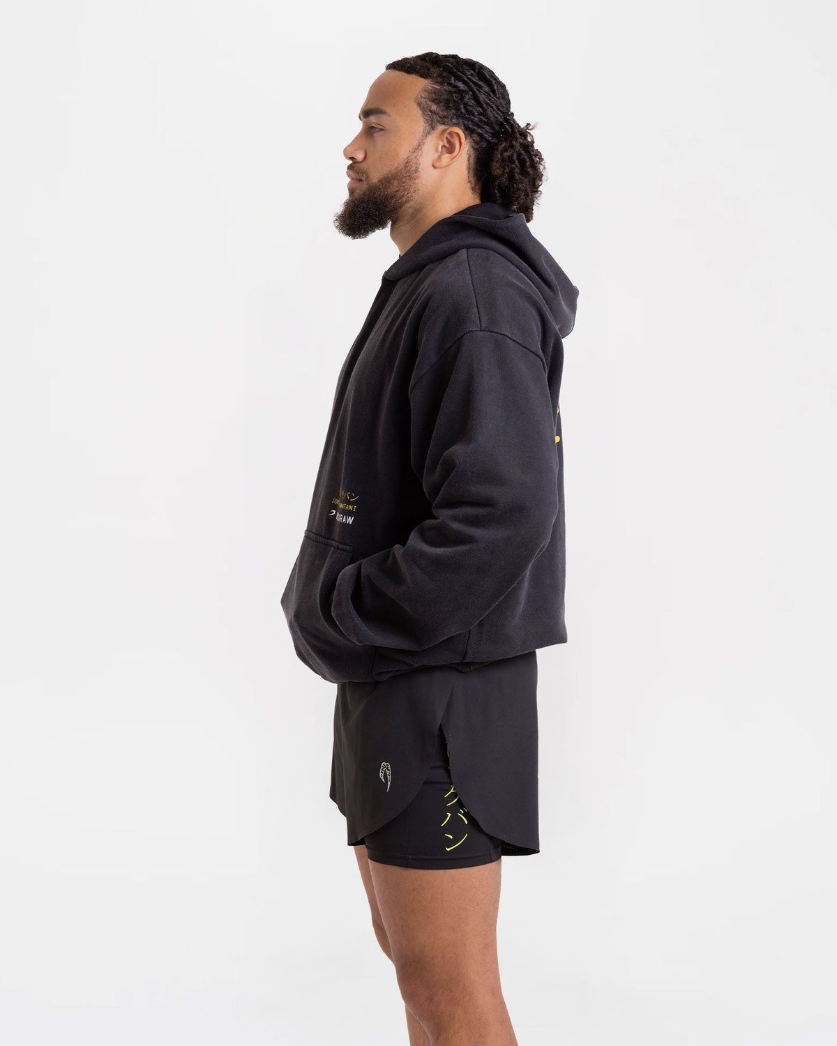Худі Nakatani x Sparring Club Oversized Чорне, XS