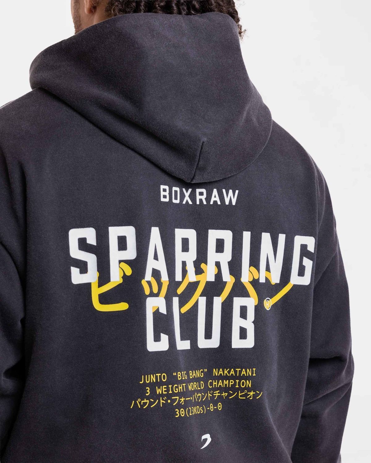 Худі Nakatani x Sparring Club Oversized Чорне, XS