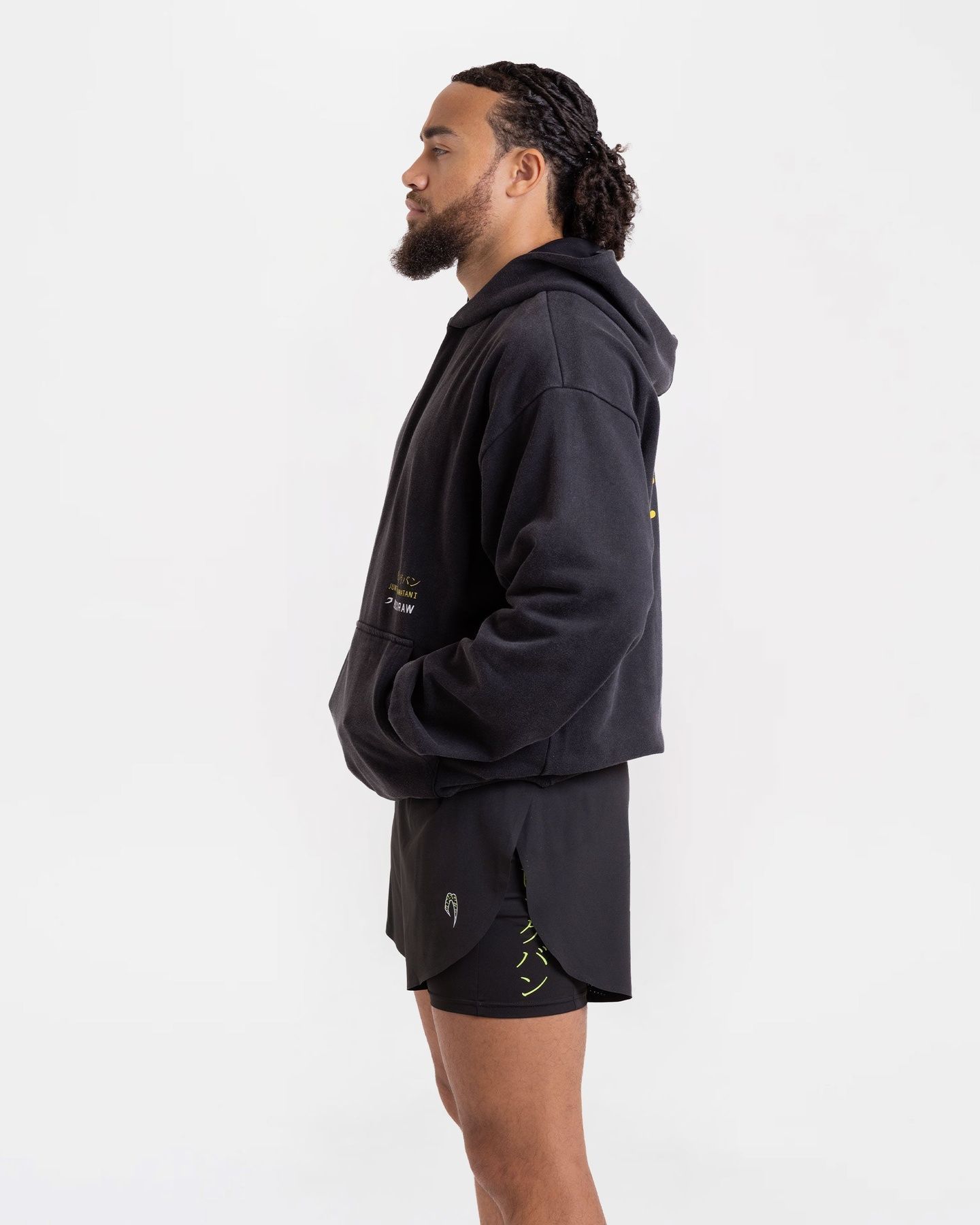 Худі Nakatani x Sparring Club Oversized Чорне, XS