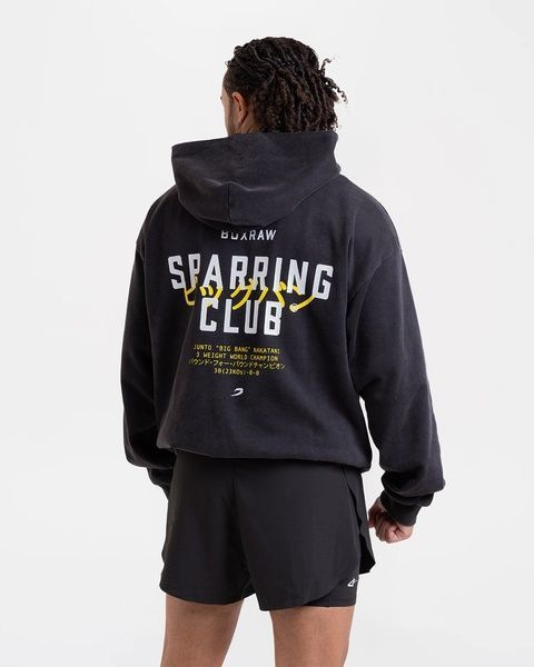 Худі Nakatani x Sparring Club Oversized Чорне, XS