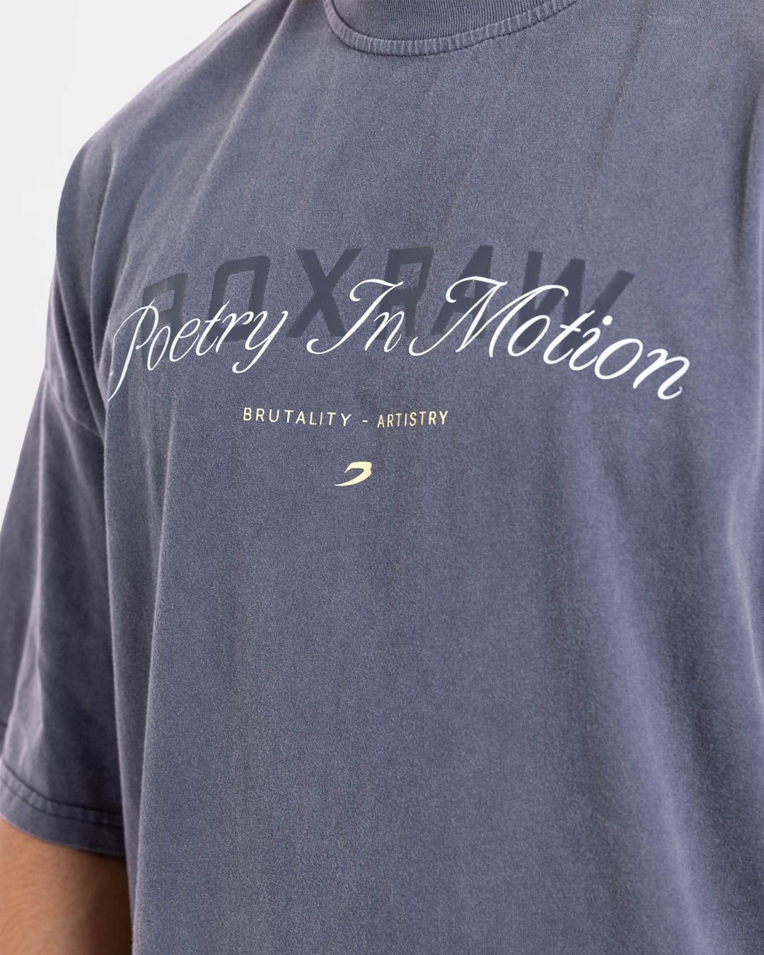 Футболка Poetry In Motion Oversized Темно-синя, M