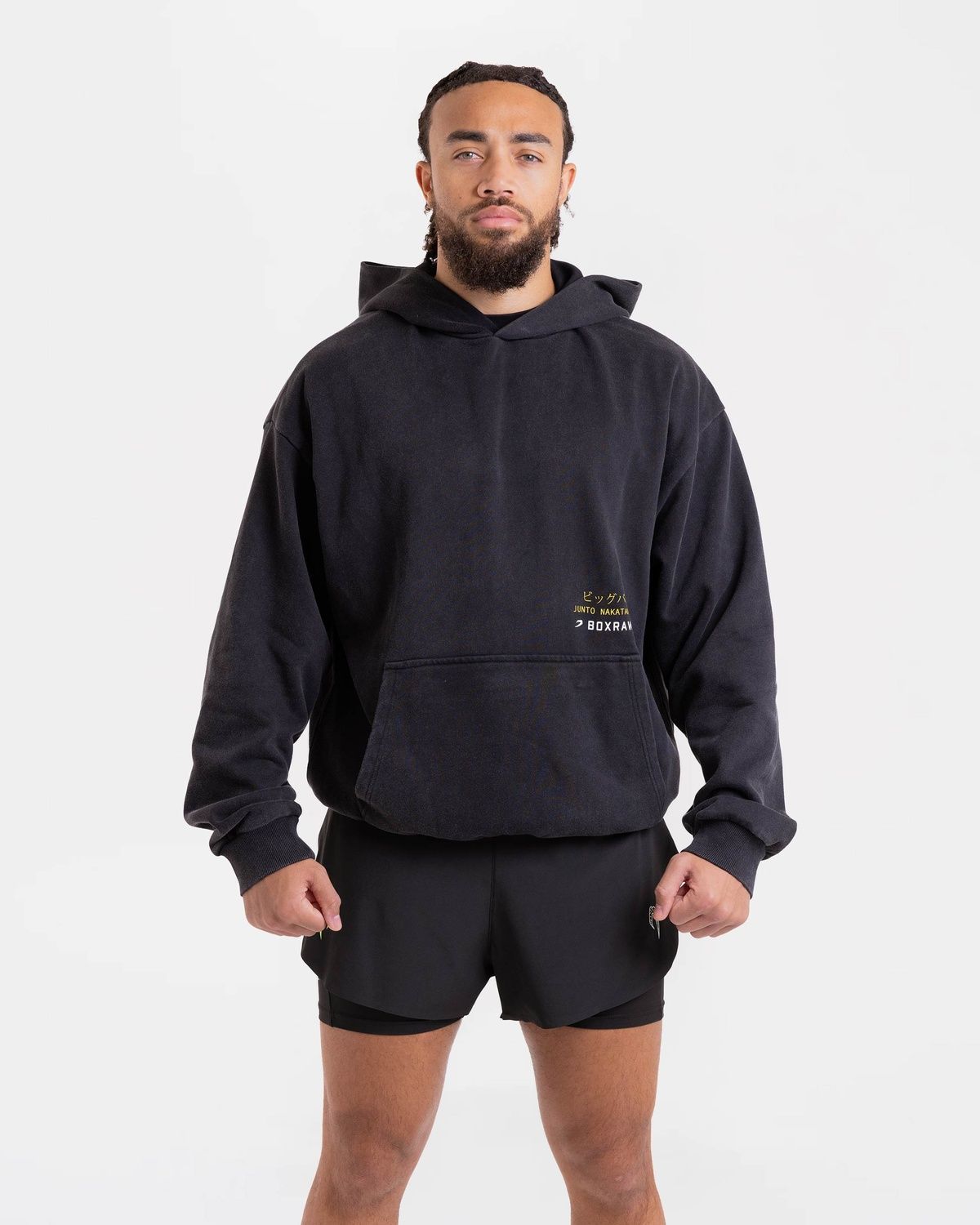 Худі Nakatani x Sparring Club Oversized Чорне, S