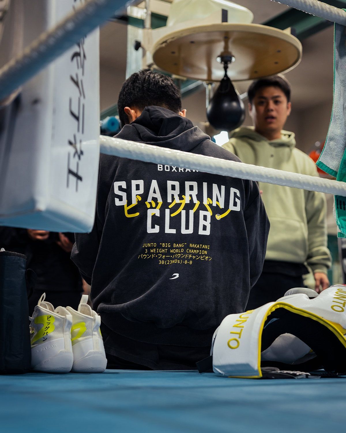 Худі Nakatani x Sparring Club Oversized Чорне, S