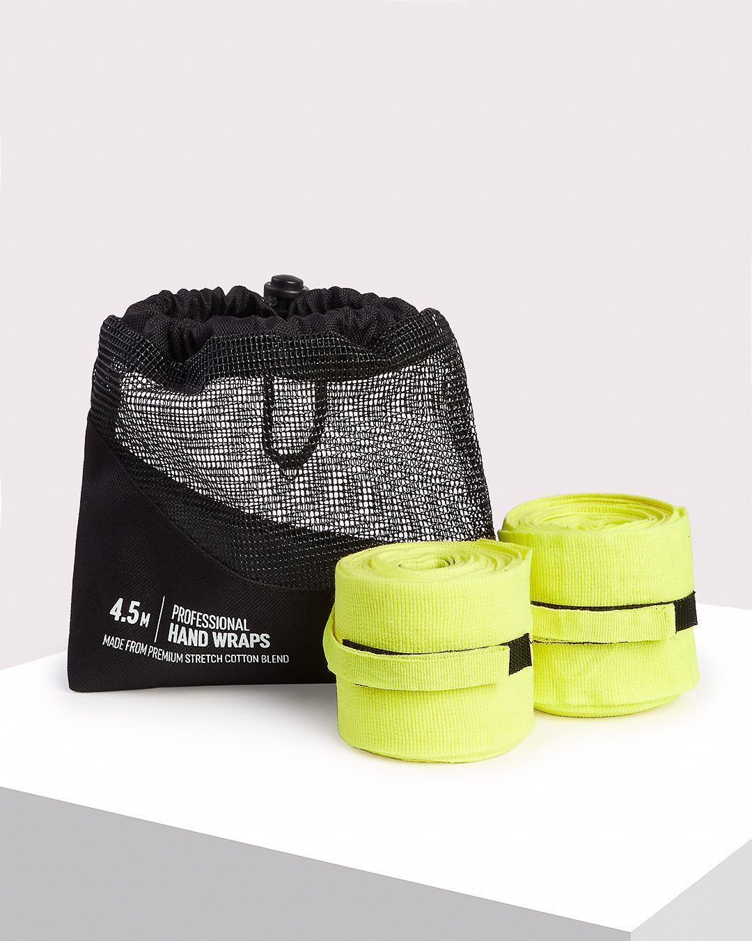 Бинти для боксу BOXRAW 4,5 м - Жовті, 4.5м
