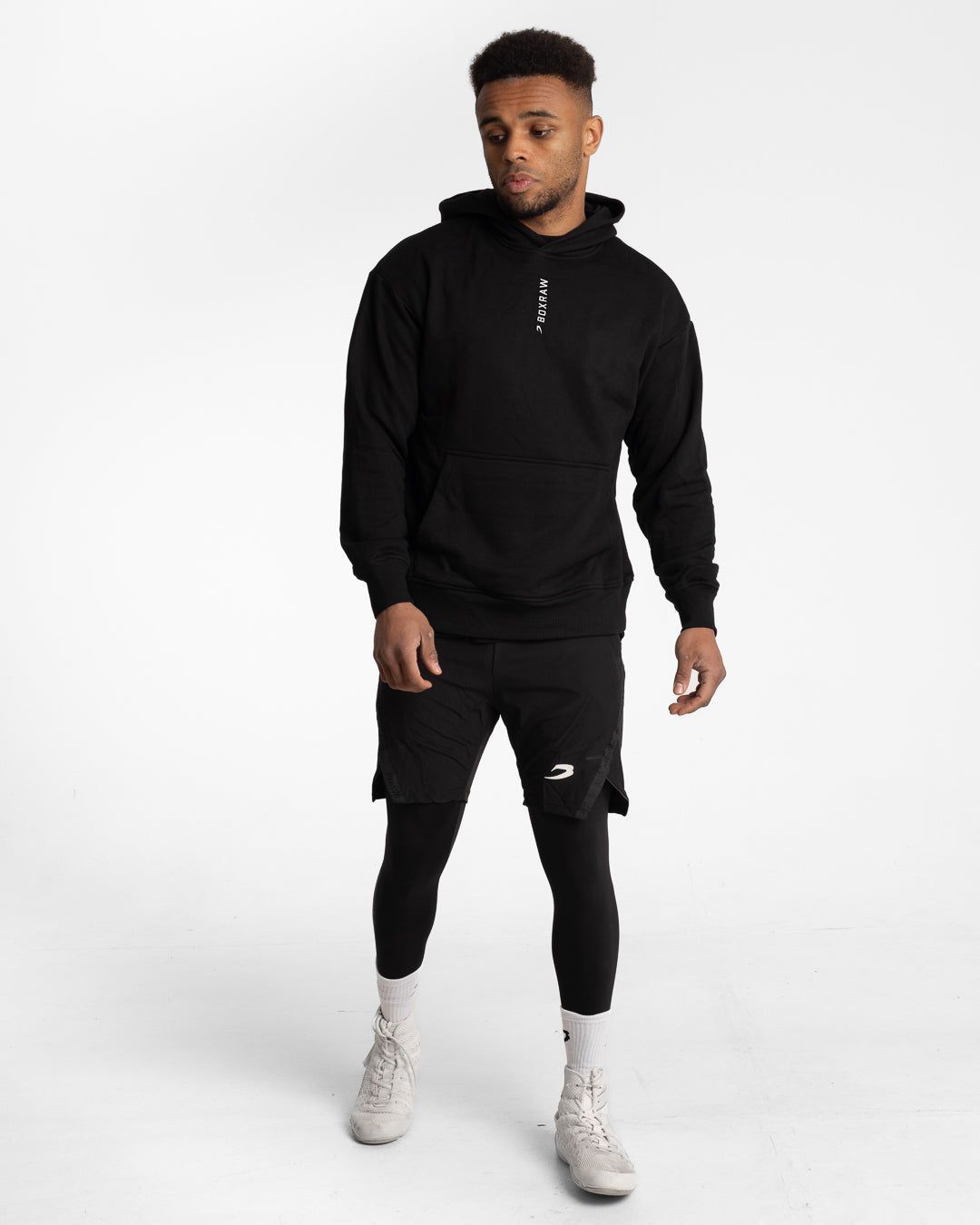 Худі Lineal Oversized Чорне, L