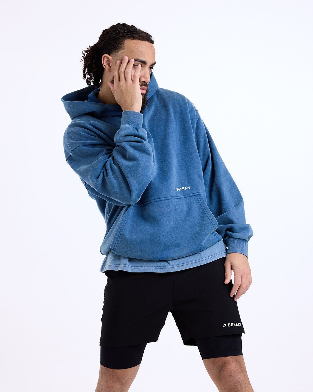 Худі Sparring Club Oversized - Блакитне, S