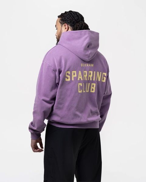 Худі Sparring Club Oversized Фіолетове, S