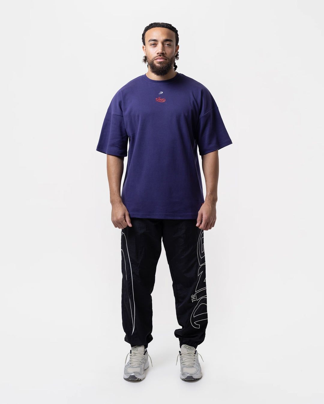 Футболка Ring x BOXRAW Larry Holmes Oversized Фіолетова, XS