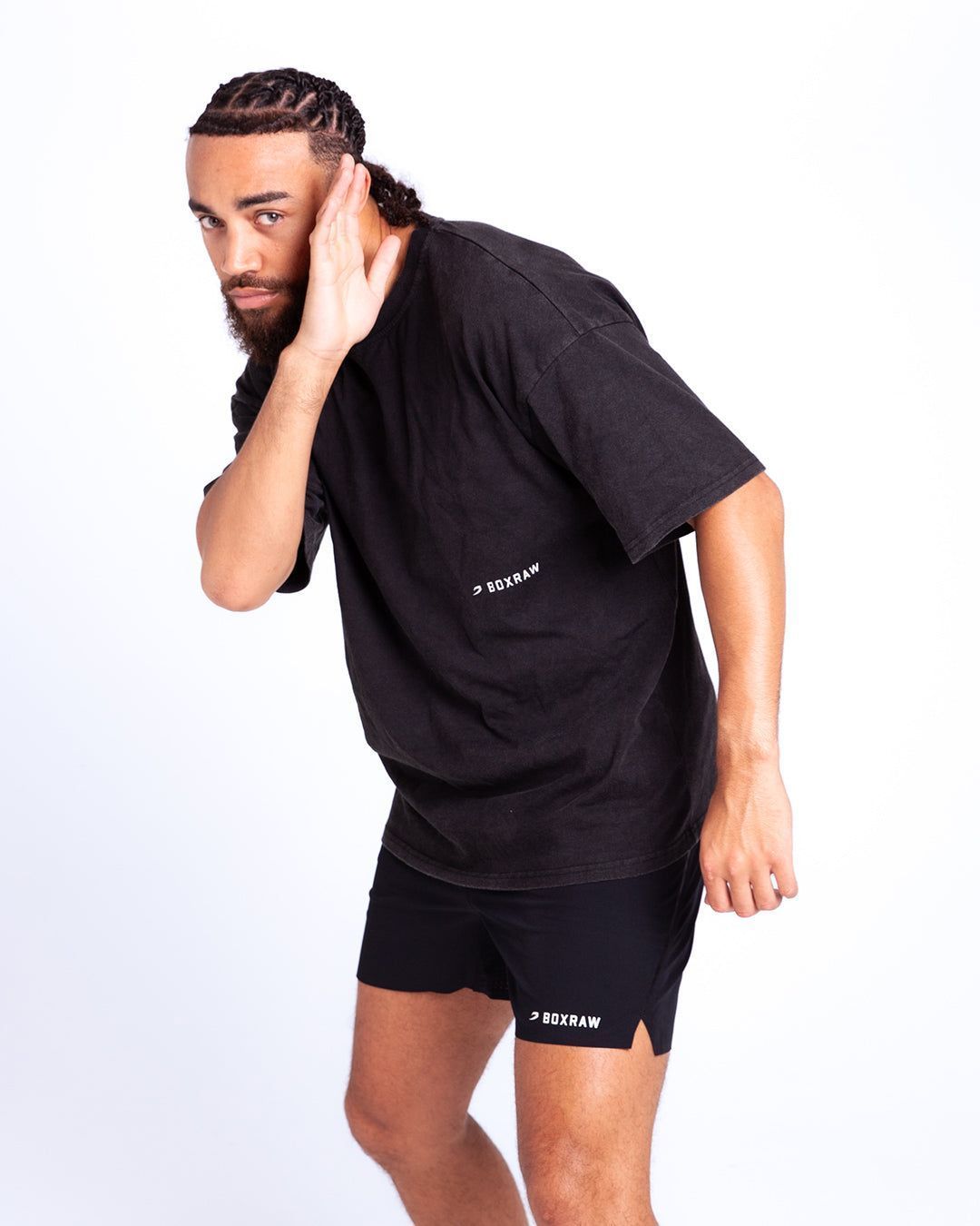 Футболка Sparring Club Oversized - Чорна, L
