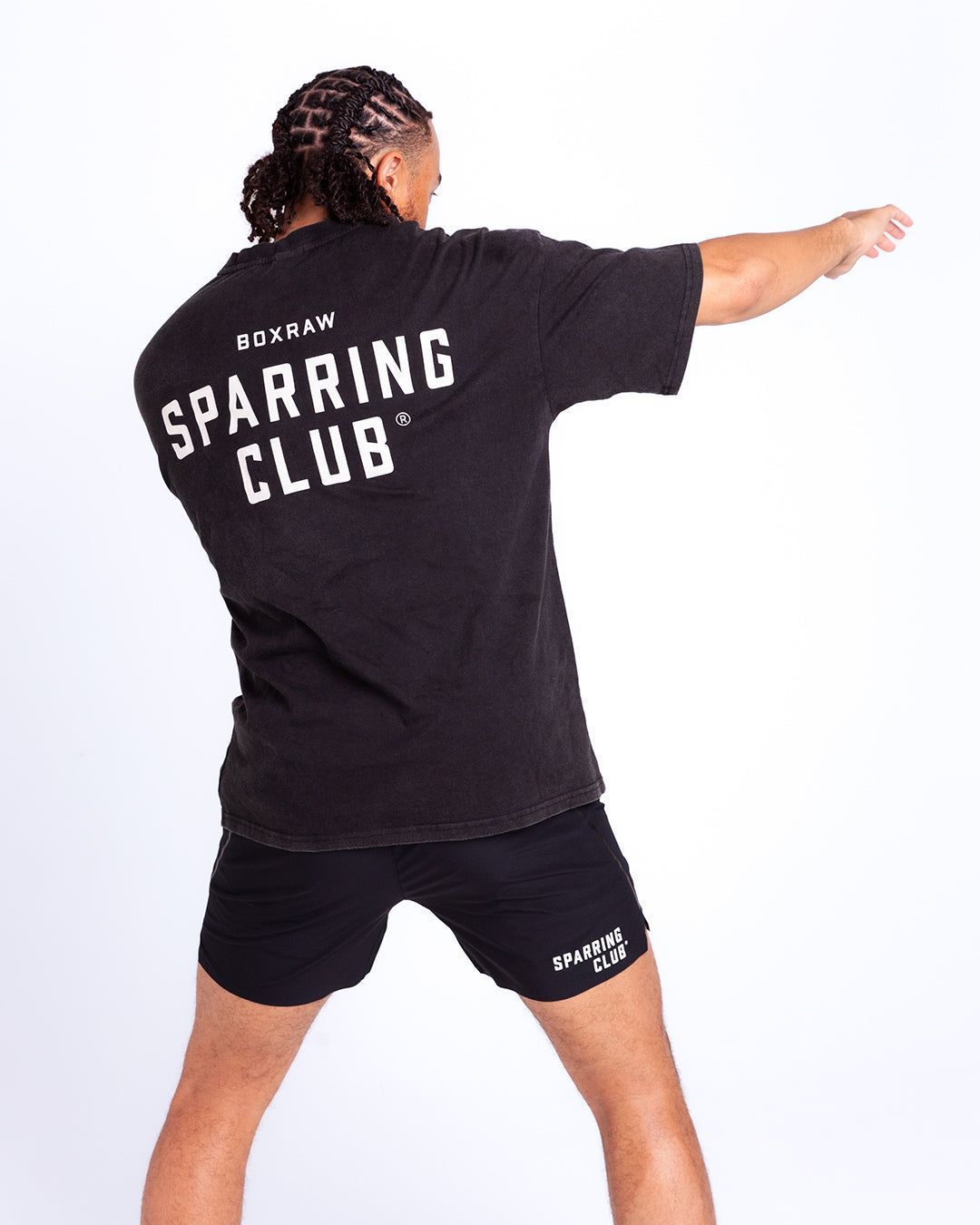 Футболка Sparring Club Oversized - Чорна, L