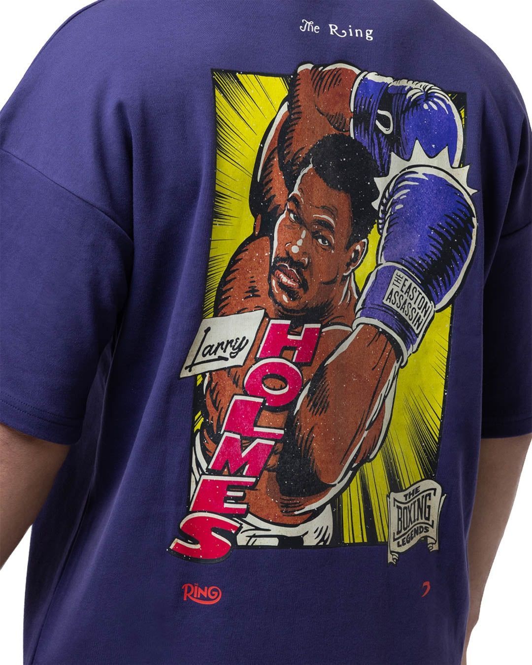 Футболка Ring x BOXRAW Larry Holmes Oversized Фіолетова, XS