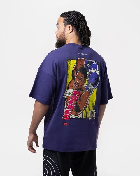 Футболка Ring x BOXRAW Larry Holmes Oversized Фіолетова, XS