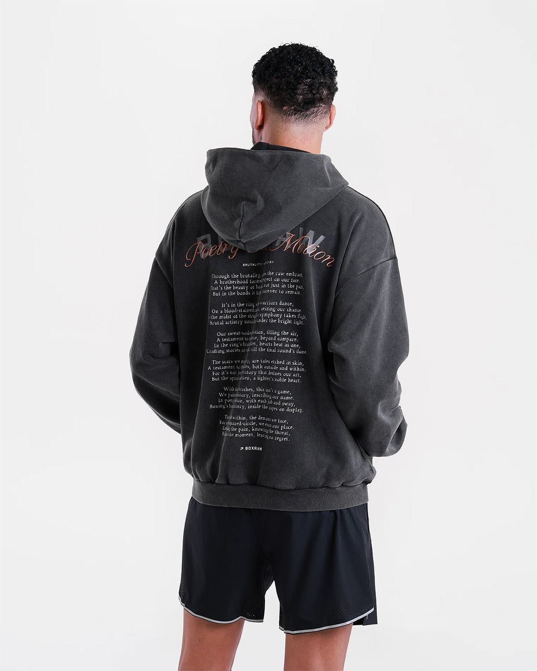 Худі Poetry In Motion Oversized Чорне, M
