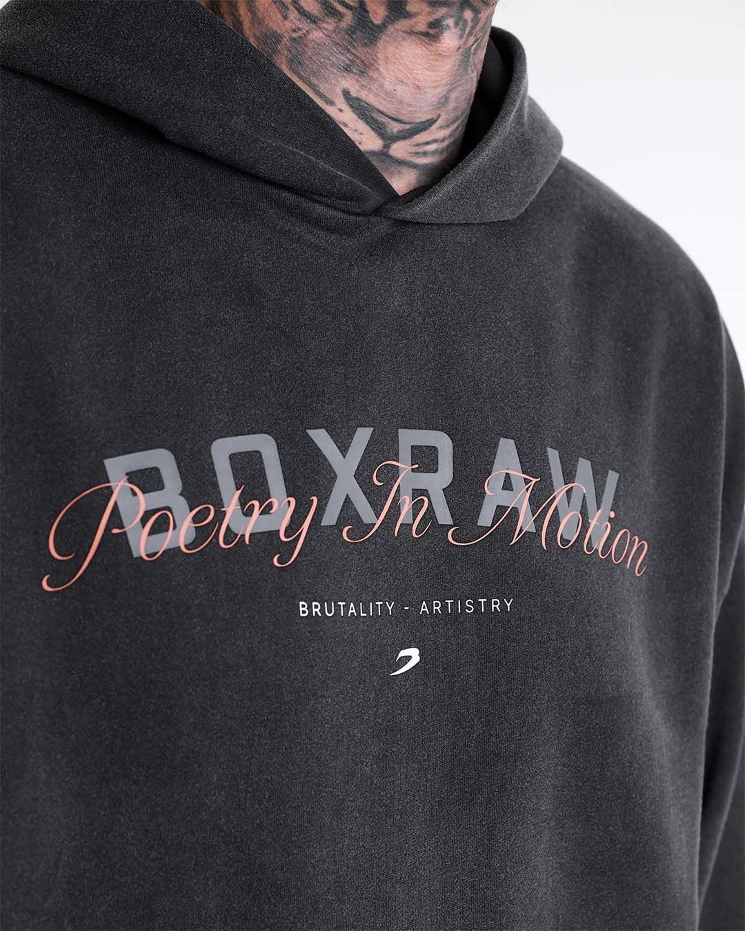 Худі Poetry In Motion Oversized Чорне, M