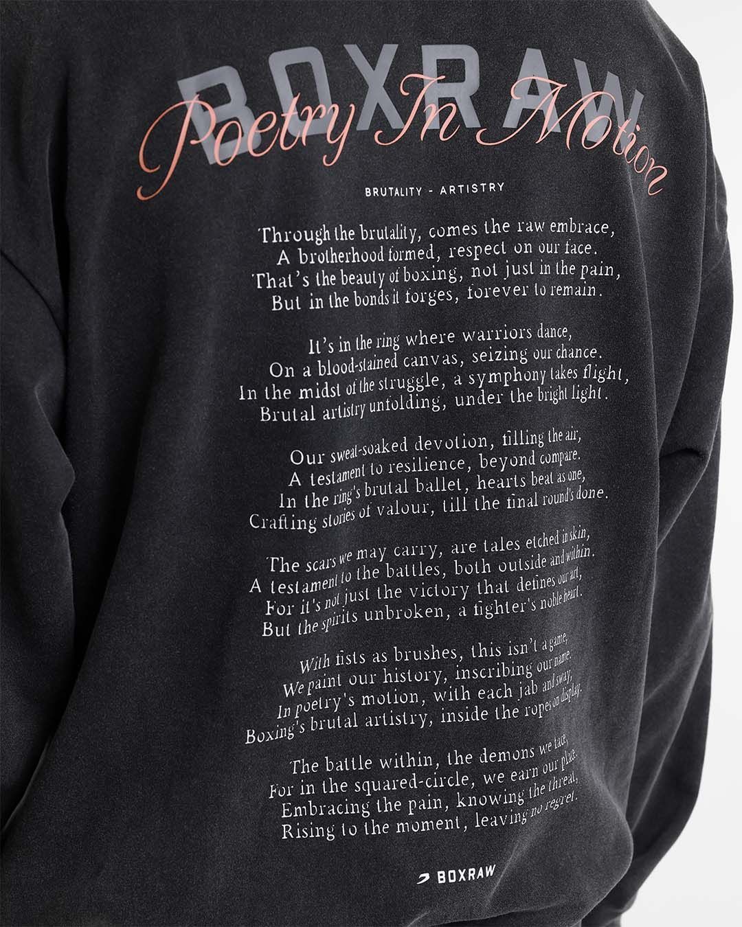 Худі Poetry In Motion Oversized Чорне, M
