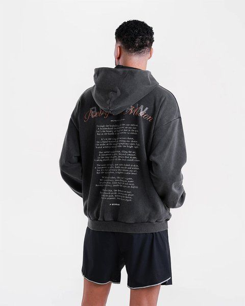 Худі Poetry In Motion Oversized Чорне, M