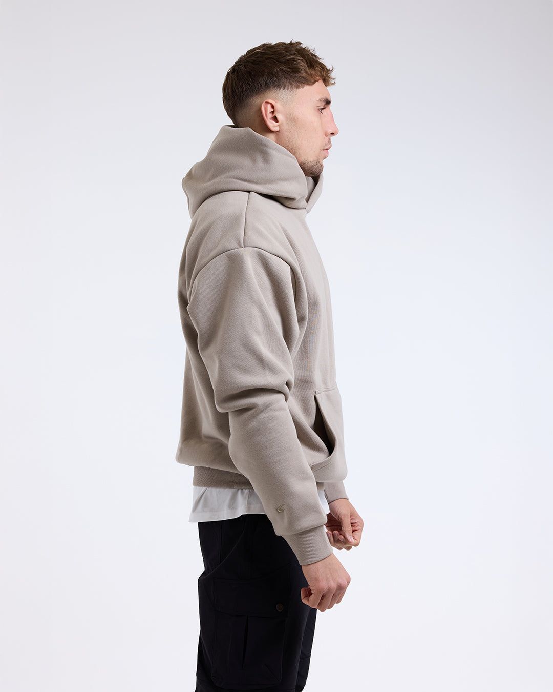 Худі Strike Oversized Бежеве, S