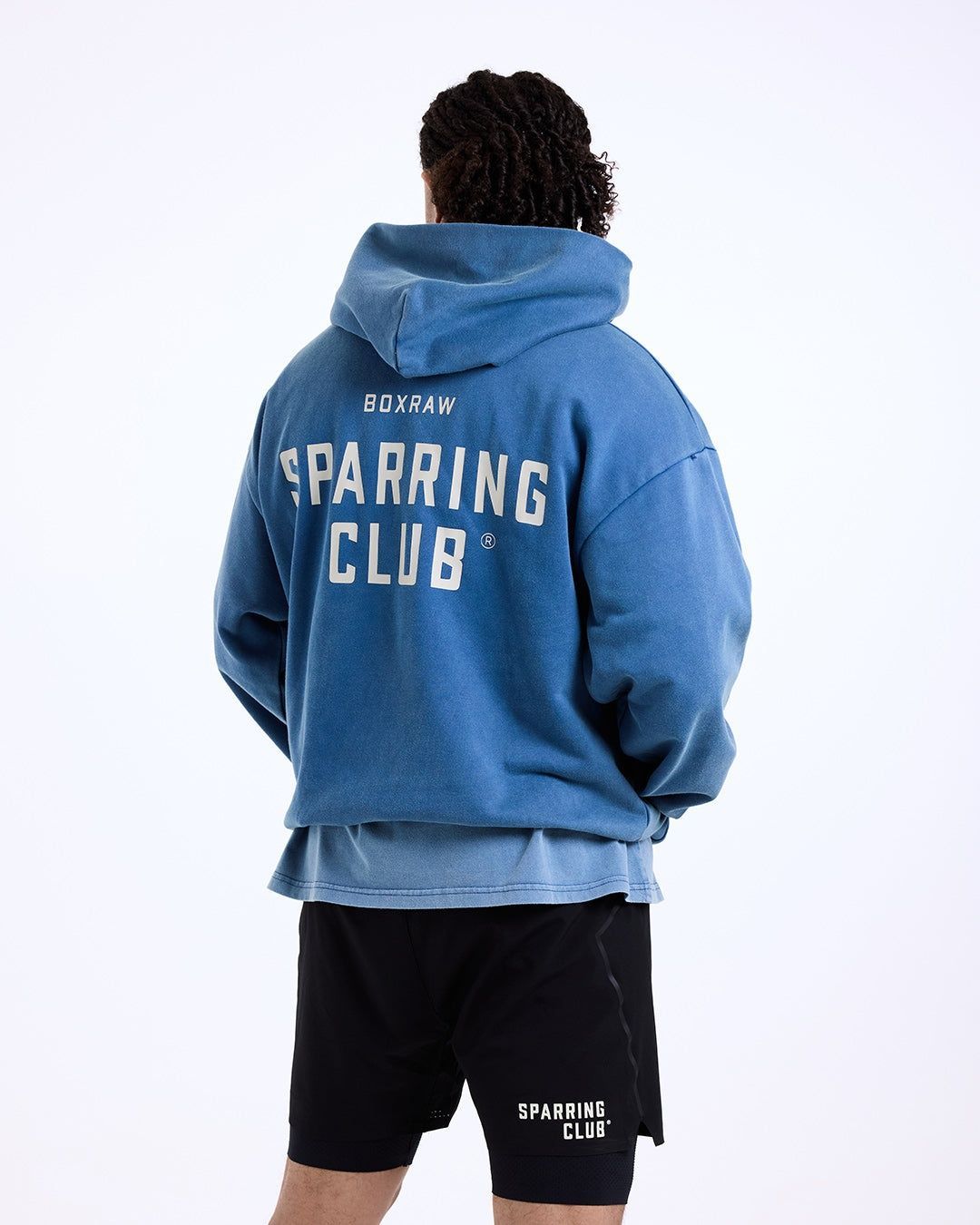 Худі Sparring Club Oversized - Блакитне, L