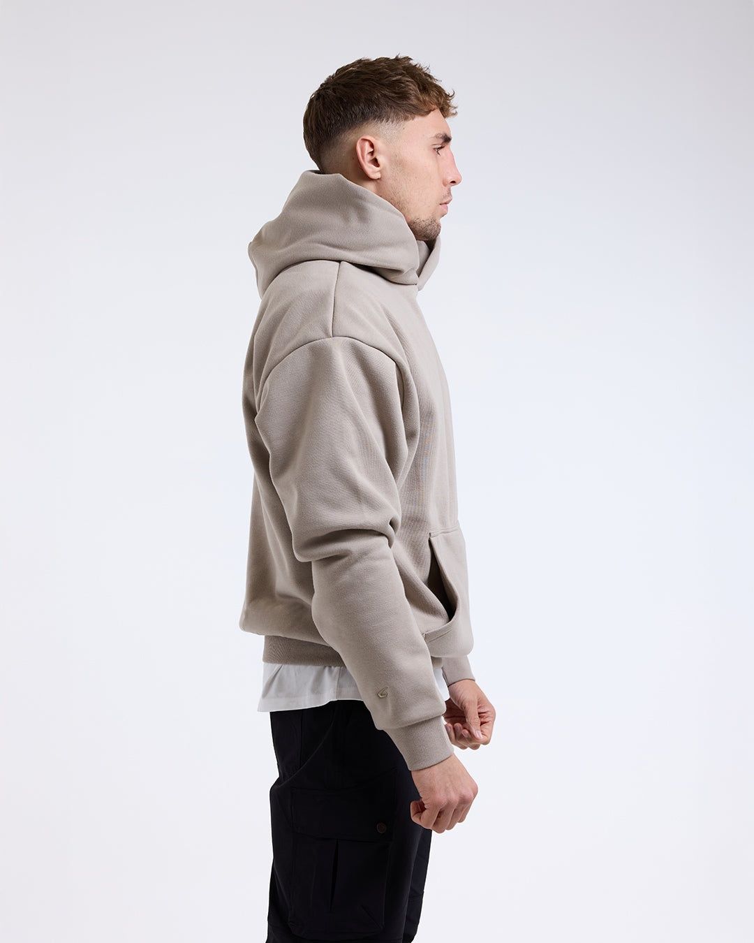 Худі Strike Oversized Бежеве, S