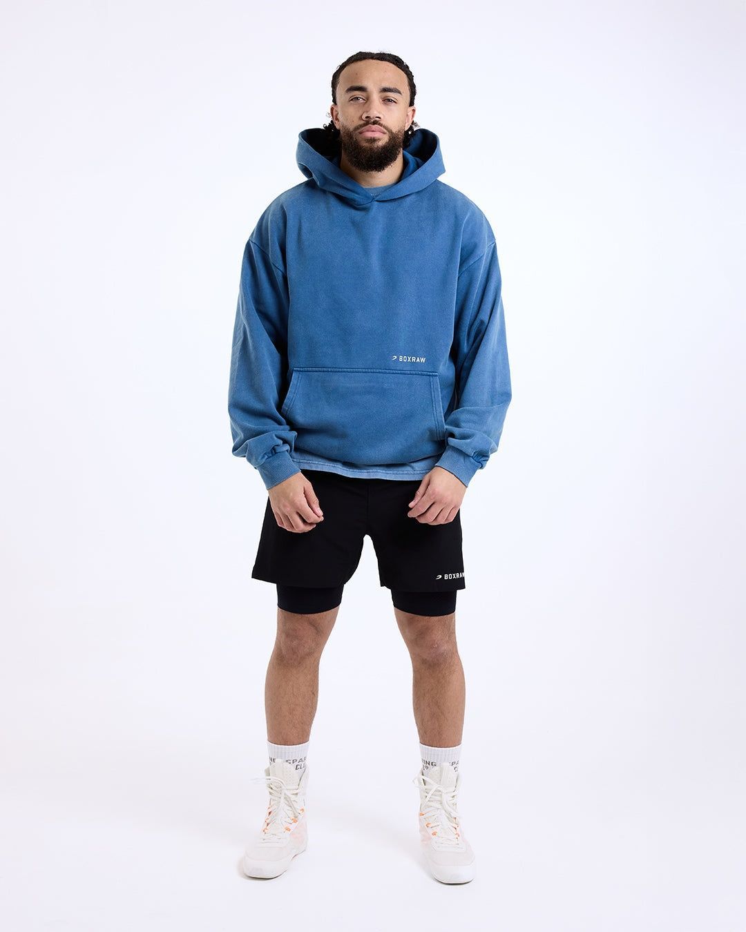 Худі Sparring Club Oversized - Блакитне, L