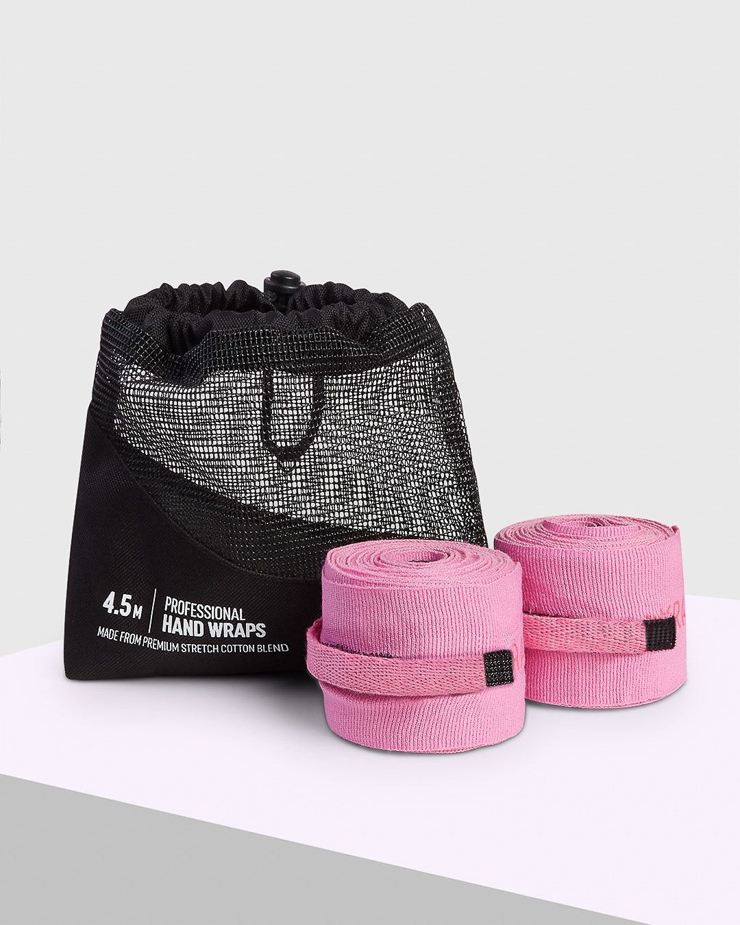 Бинти для боксу 4.5m BOXRAW Hand Wraps - Рожеві