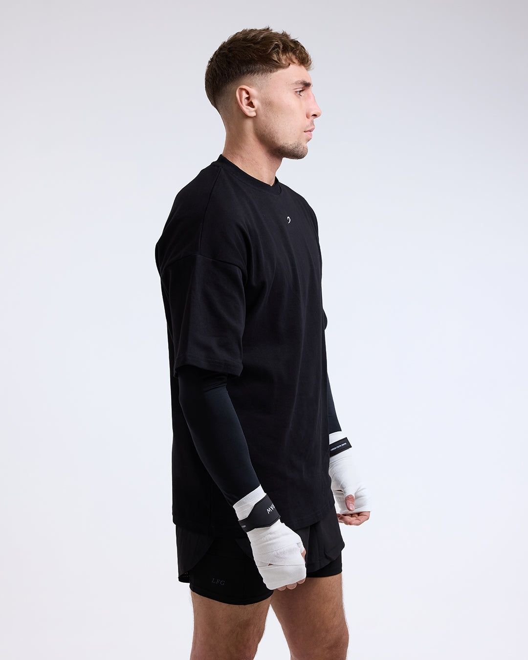 Футболка Strike Oversized Чорна, XS
