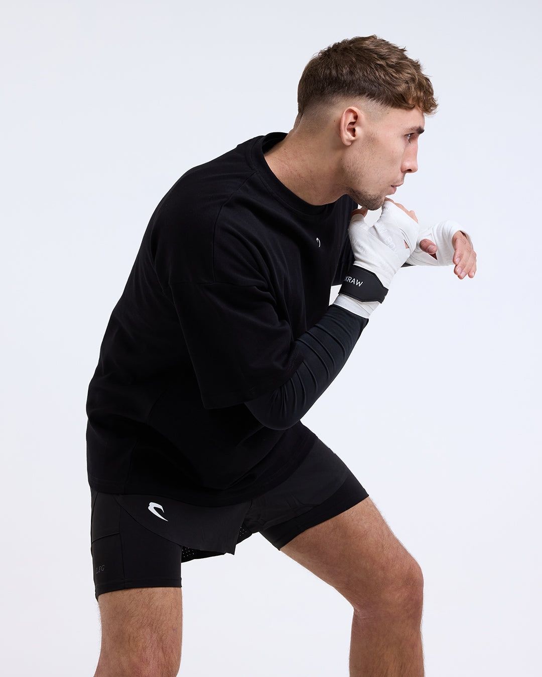 Футболка Strike Oversized Чорна, XS