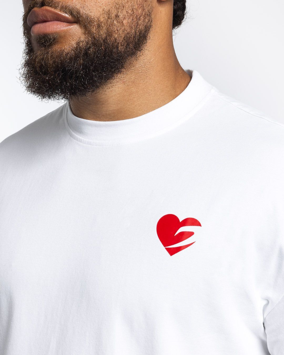 Футболка Boxing is Love Oversized Біла, XS
