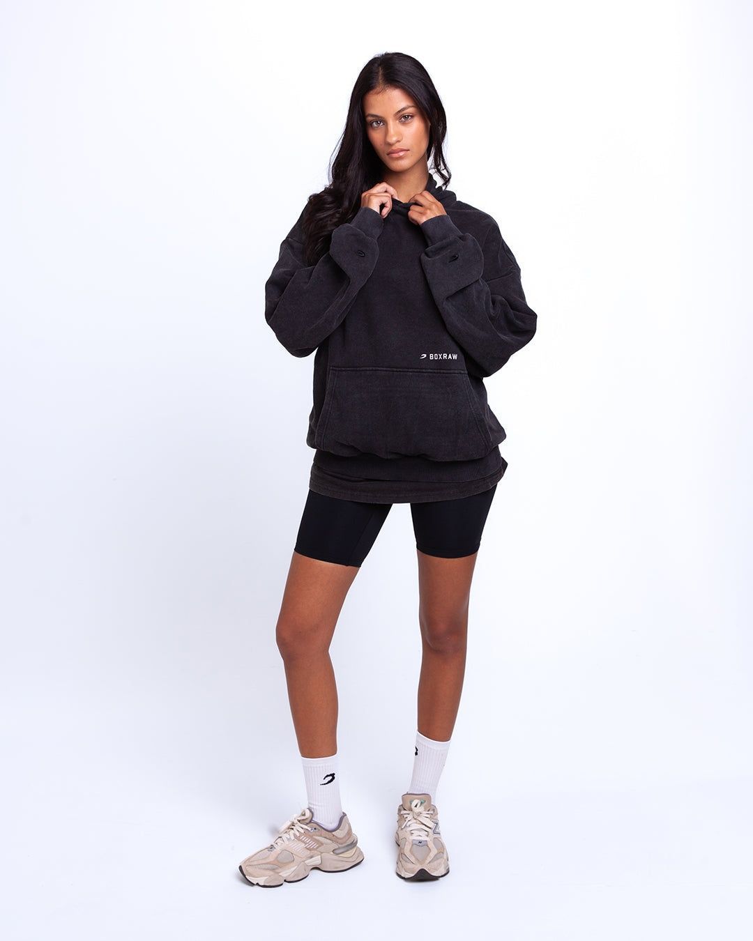 Худі Sparring Club Oversized - Чорне, XS