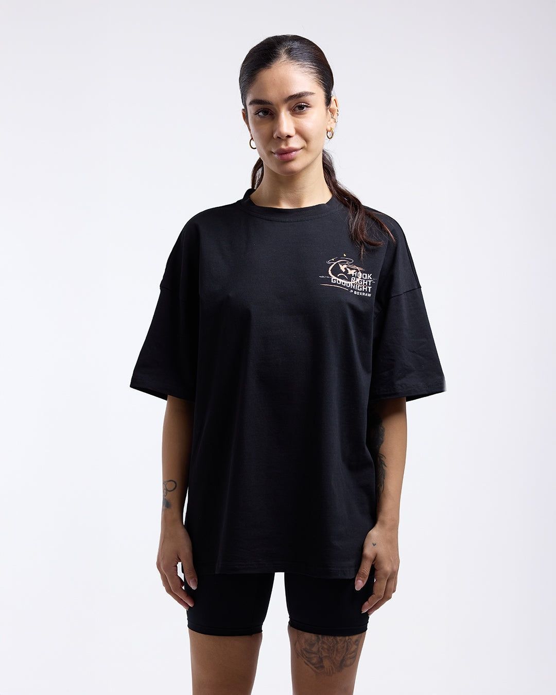 Футболка Hook Right Goodnight Oversized Чорна, XS