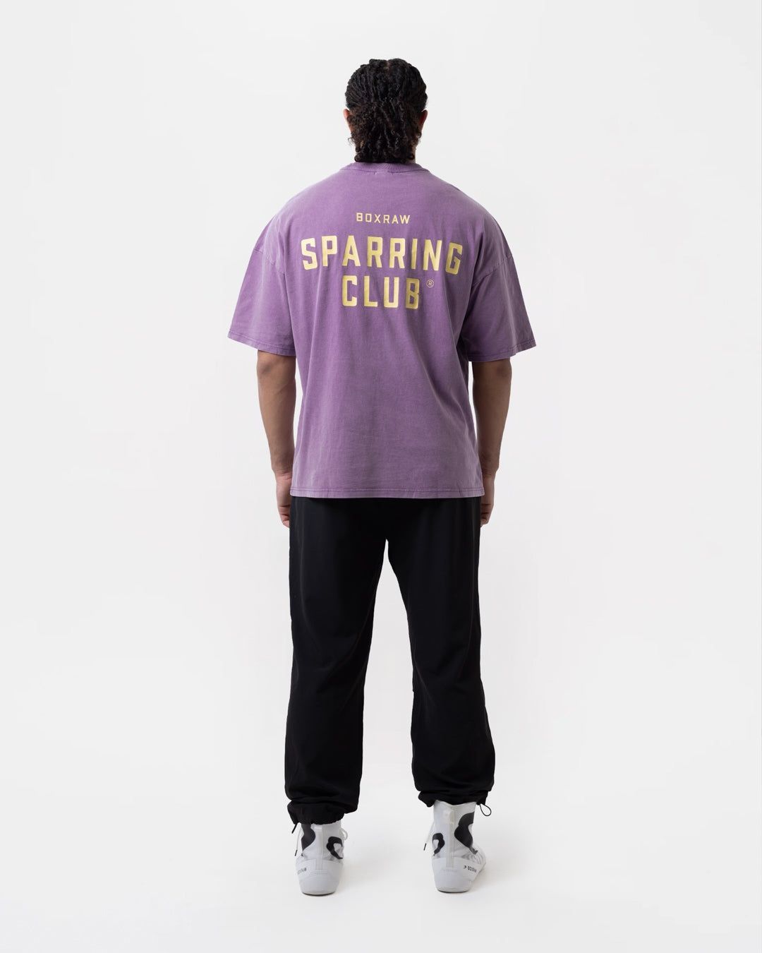 Футболка Sparring Club Oversized Фіолетова, XS