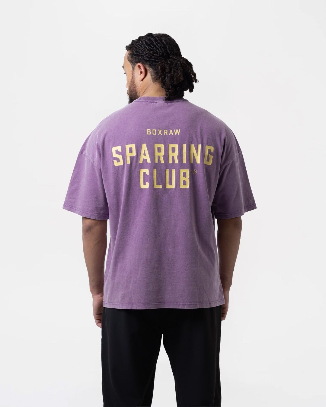 Футболка Sparring Club Oversized Фіолетова, XS