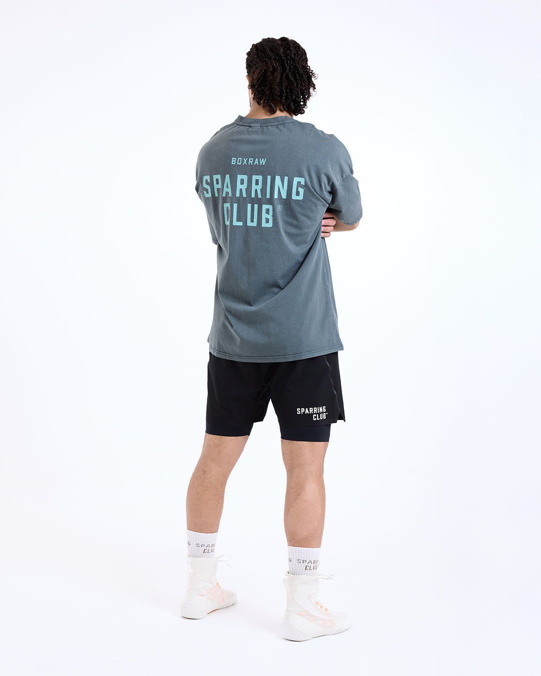 Футболка Sparring Club Oversized - Сіра, XS